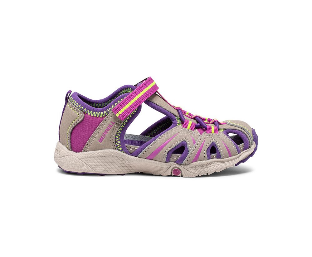 Sandálias Criança - Merrell Hydro Moc Jr. - Marrom/Roxo - ABV472103